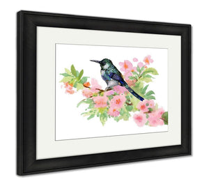 Framed Print, Bird On Branch - Essentials from JayCar