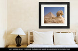Framed Print, Great Pyramid And Sphinx Gizegypt - Essentials from JayCar