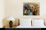 Gallery Wrapped Canvas, Elephant And Baby Elephant - Essentials from JayCar