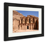Framed Print, Monastery Of Petra Jordan - Essentials from JayCar
