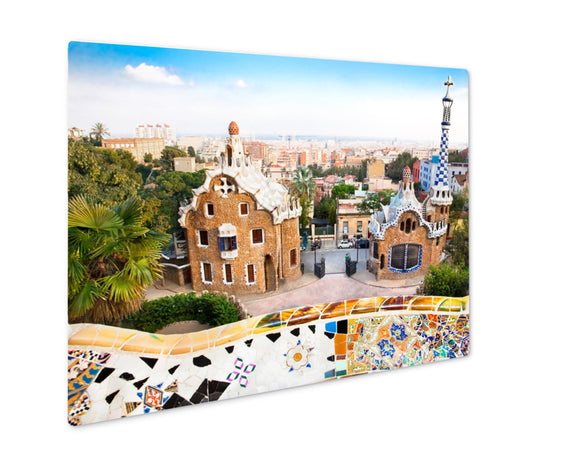 Metal Panel Print, Colorful Architecture By Antonio Gaudi Parc Guell Most Important - Essentials from JayCar