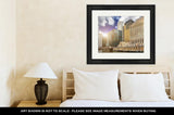 Framed Print, Chicago Downtown Riverfront Office Buildings And River At Sunset - Essentials from JayCar
