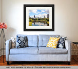 Framed Print, Skyline Of Chicago From Northside Looking South Towards City - Essentials from JayCar