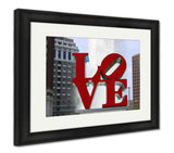 Framed Print, Love Park Philadelphia - Essentials from JayCar