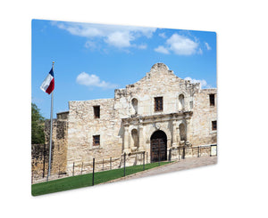 Metal Panel Print, Entrance To Alamo In San Antonio Texas Us - Essentials from JayCar