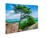 Metal Panel Print, Beautiful Aerial Landscape Views From Crowders Mountain North - Essentials from JayCar