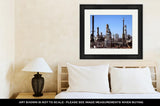 Framed Print, Gas And Oil Refinery Plant Complex Near Detroit - Essentials from JayCar