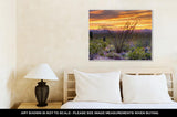 Gallery Wrapped Canvas, Sonoran Desert Catching Days Last Rays Near Tucson - Essentials from JayCar