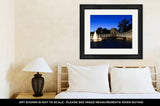 Framed Print, Lincoln Memorial Washington Dc National Wwii Memorial At Night - Essentials from JayCar