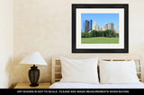 Framed Print, Central Park And Manhattan Skyline At Spring Time New York City - Essentials from JayCar