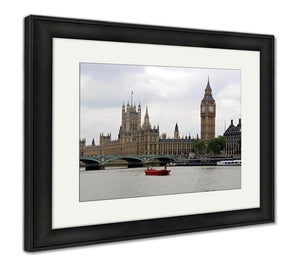 Framed Print, London Landmarks - Essentials from JayCar