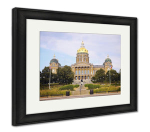 Framed Print, State Capitol Building In Des Moines - Essentials from JayCar