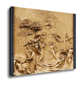 Gallery Wrapped Canvas, Adam And Eve By Ghiberti Detail Of The Panel On The Doors Gates Of Paradise Of - Essentials from JayCar
