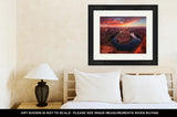 Framed Print, Beautiful Sunset View Of Horseshoe Bend - Essentials from JayCar