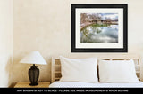 Framed Print, The Stone Bridge At Freedom Park In Charlotte Nc - Essentials from JayCar