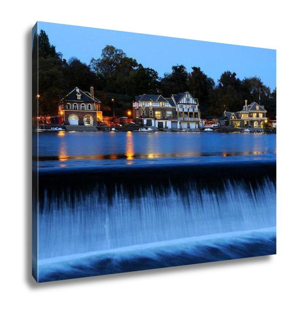 Gallery Wrapped Canvas, Philadelphia Boathouse Row At Twilight - Essentials from JayCar