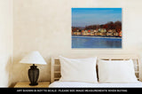 Gallery Wrapped Canvas, The Famed Philadelphias Boathouse Row In Fairmount Dam Fishway - Essentials from JayCar