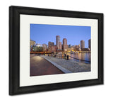 Framed Print, Boston Skyline - Essentials from JayCar