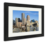 Framed Print, Early Morning View Of Rowes Wharf - Essentials from JayCar