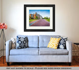 Framed Print, Driveway And Mason Hall At Johns Hopkins University Baltimore - Essentials from JayCar