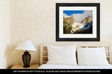 Framed Print, Clouds Swirl Over Hallett Flattop Peaks Rocky Mountain National - Essentials from JayCar