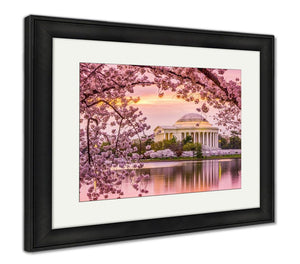Framed Print, Jefferson Memorial In Spring - Essentials from JayCar
