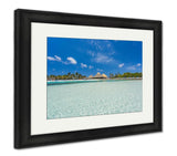 Framed Print, Flamingo Beach At Aruba Renaissance Aruba Private Island - Essentials from JayCar