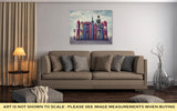 Gallery Wrapped Canvas, Surrealism Magic City With Old Books - Essentials from JayCar
