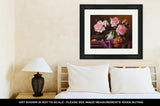 Framed Print, Oil Painting With Flowers Roses Still Life Painting - Essentials from JayCar