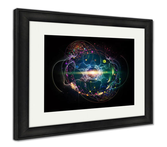 Framed Print, Energy Of Atom - Essentials from JayCar