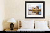 Framed Print, Closeup Of Reflection Of Eilean Donan Castle Highland Scotland Sky Tourism - Essentials from JayCar