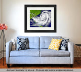 Framed Print, Hurricane Over Florida And Cuba - Essentials from JayCar