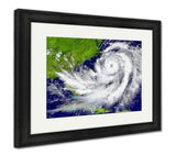 Framed Print, Hurricane Over Florida And Cuba - Essentials from JayCar
