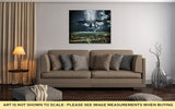 Gallery Wrapped Canvas, Airplane Passing Over Bangkok Bangkok Cityscape Business District Bangkok - Essentials from JayCar