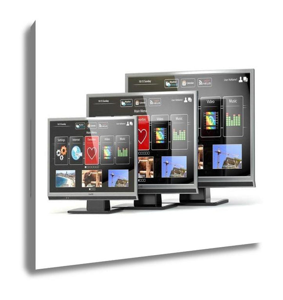Gallery Wrapped Canvas, Smart Tv Flat Screen Lcd Or Plasma With Web Interfacedigital Br - Essentials from JayCar