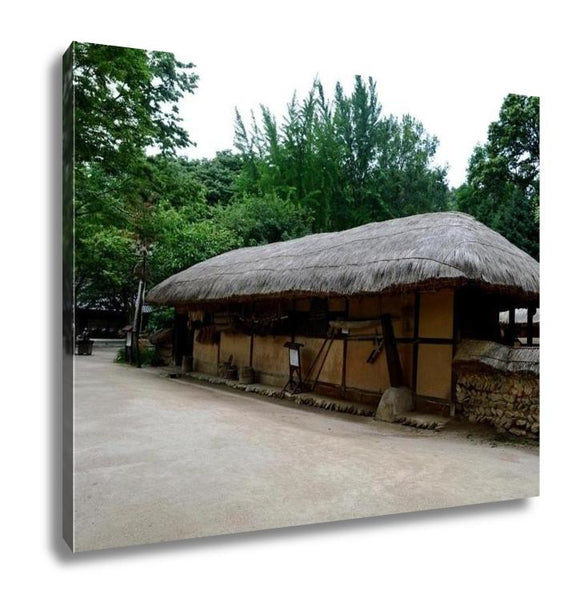 Gallery Wrapped Canvas, Korean Village In Summer By Eyes Of Tourist - Essentials from JayCar
