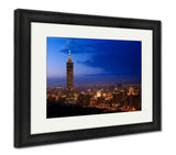Framed Print, Golden Taipei 101 - Essentials from JayCar