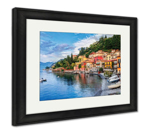 Framed Print, Town Of Menaggio On Lake Como Milan Italy - Essentials from JayCar