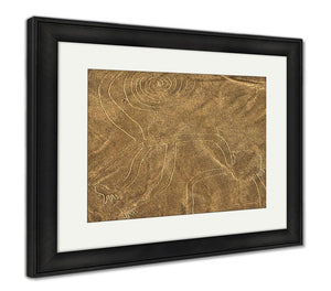 Framed Print, Nazca Lines Monkey - Essentials from JayCar