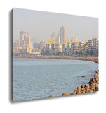 Gallery Wrapped Canvas, Mumbai Capital Of India Skyline - Essentials from JayCar