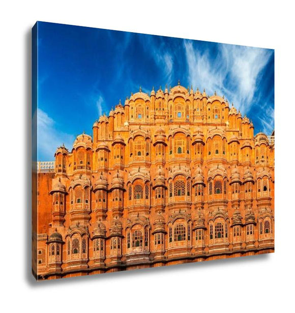 Gallery Wrapped Canvas, Famous Rajasthan Indian Landmark Hawmahal Palace Palace Winds - Essentials from JayCar