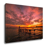 Gallery Wrapped Canvas, Sunset In West Lake Hanoi Vietnam - Essentials from JayCar