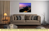 Gallery Wrapped Canvas, Night View Of Copacabana Beach And Botafogo In Rio De Janeiro - Essentials from JayCar