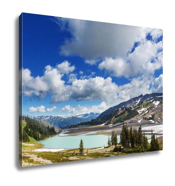 Gallery Wrapped Canvas, Hike On Garibaldi Lake Near Whistler BC Canada - Essentials from JayCar