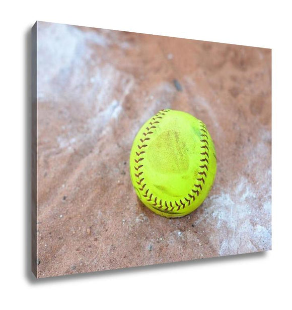 Gallery Wrapped Canvas, Softball Is A Variant Of Baseball Played With A Larger Ball On A Smaller Field - Essentials from JayCar