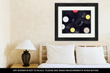 Framed Print, Many Vinyl Disks Musical Abstract - Essentials from JayCar