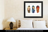 Framed Print, Hand Drawn Watercolor Feather Set Boho Style Illustration Iso - Essentials from JayCar
