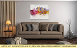 Gallery Wrapped Canvas, Riyadh V2 Skyline Artistic Abstract In Watercolor - Essentials from JayCar