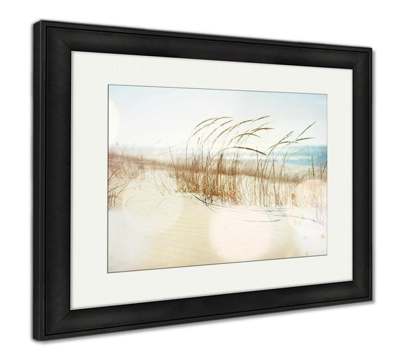 Framed Print, Dune Grasses On The Beach - Essentials from JayCar