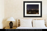 Framed Print, Aerial View Of Mit Campus On Charles River Bank At Night Boston Massachusetts - Essentials from JayCar